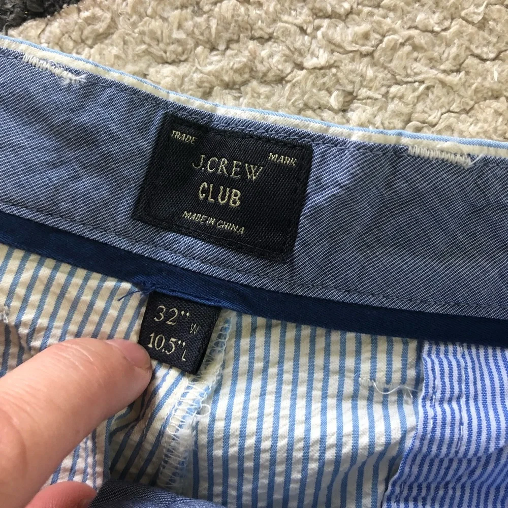 J Crew seersucker shorts NWOT